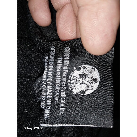 Reason Clothing Popeye Sweatpants Black Size Small Exclusive Collab Fleece - Picture 7 of 9